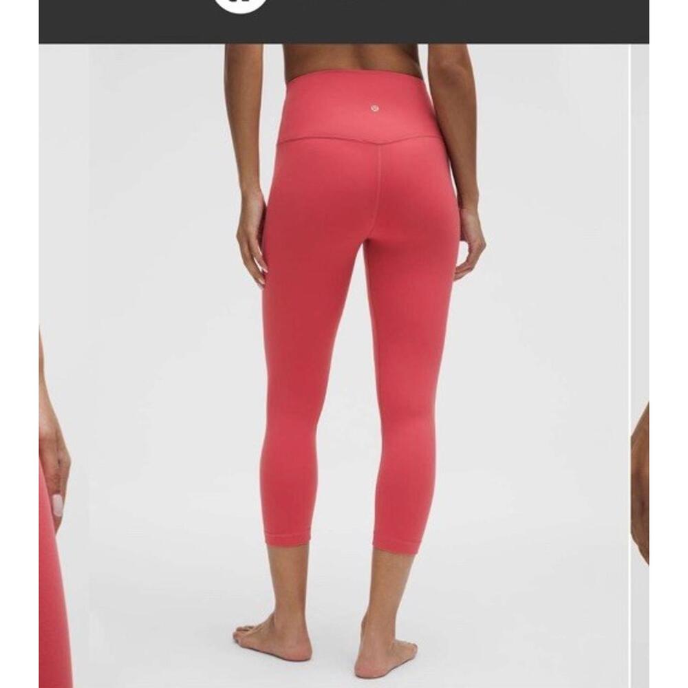 LULULEMON SIZE 6 ALIGN HR PANT 25" DESERT RED 25",HIGH RISE NEW NWT